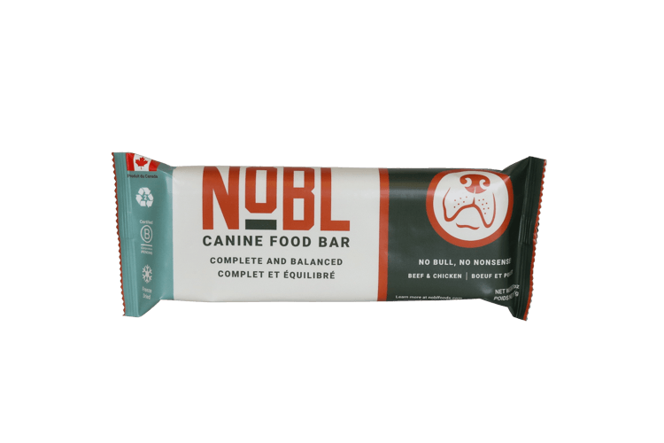Adult Canine Food Bars: Beef and Chicken Recipe - CASE - NOBL Foods