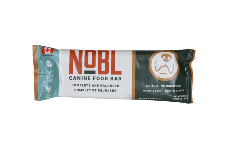 Adult Canine Food Bars: Turkey and Duck Recipe - CASE - NOBL Foods