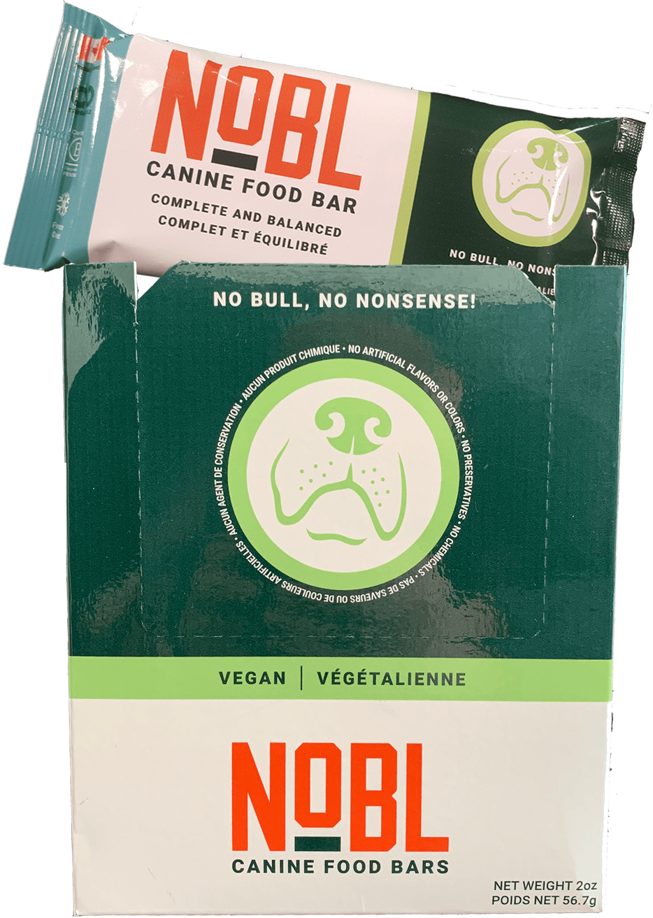 Adult Canine Food Bars: Vegan Recipe - CASE - NOBL Foods