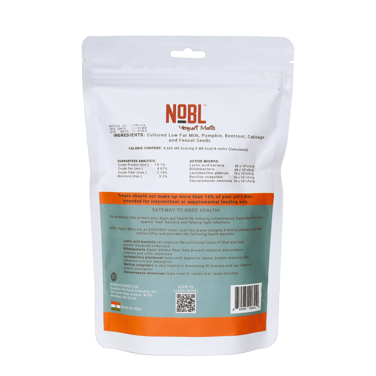 NOBL Probiotic Yogurt Melts - Individual Bag – NOBL Foods