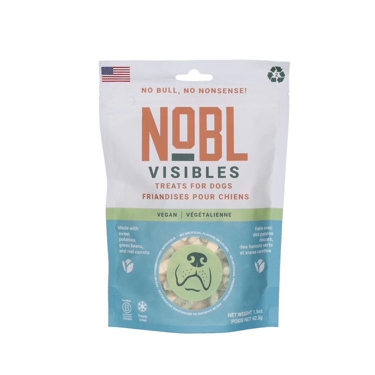 NOBL VISIBLES Treats for Canines - 4 Bag Sampler Pack - NOBL Foods