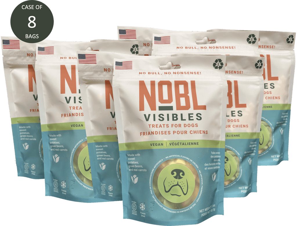 NOBL VISIBLES - Vegan Recipe Treats for Canines - Case - NOBL Foods