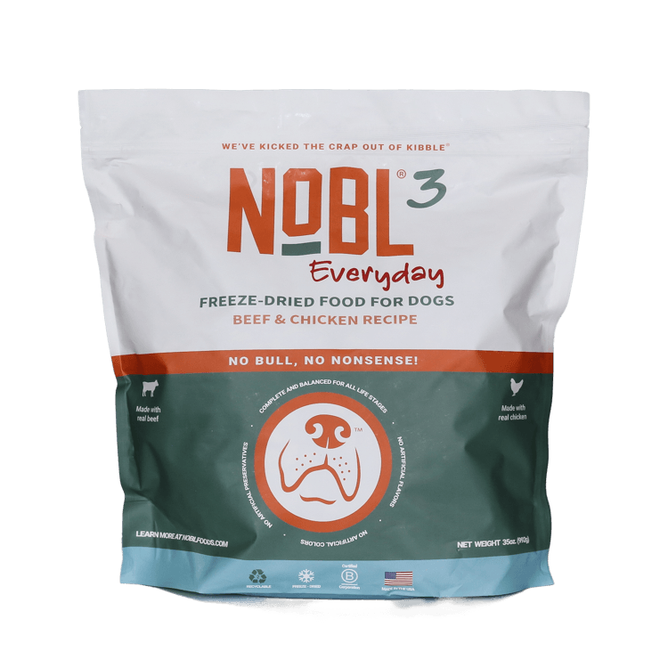 NOBL3 Everyday Beef & Chicken Recipe - All Life Stages - 35oz. - NOBL Foods