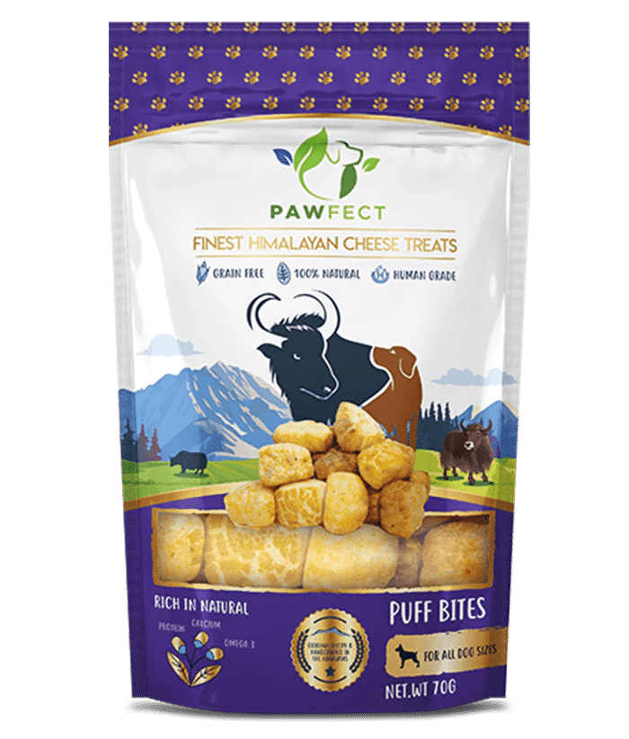 Pawfect Himalayan Cheese Treats - Puffs - NOBL Foods