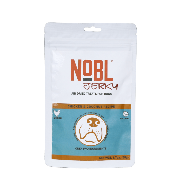 RETAIL ORDER NOBL Air-Dried Jerky Treats - Individual Bag - NOBL Foods